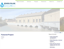Tablet Screenshot of bowencollins.com